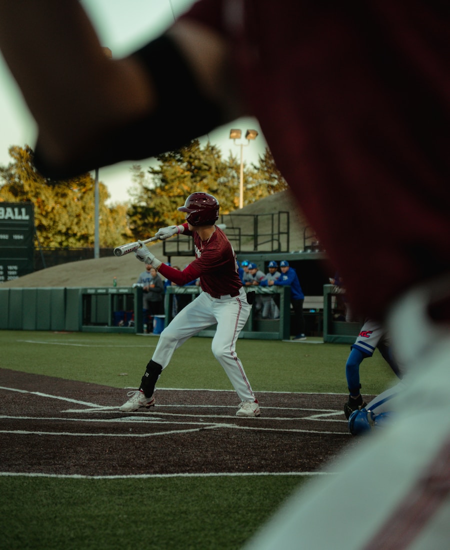 Player performing outside tee drill